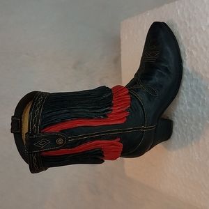 JCP - Just Plain Country Boot, Red & Black